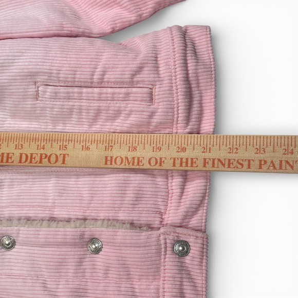 Levis Womens Pink Corduroy Sherpa Lined Original Trucker Jacket Small NEW NWT - Picture 6 of 16